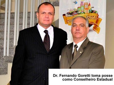 Leia a noticia completa sobre Dr. Fernando Goretti toma posse como Conselheiro Estadual