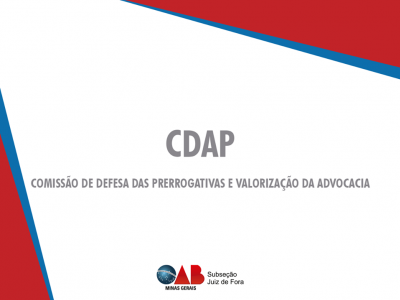 Leia a noticia completa sobre CDAP – Comissão da OAB/JF assiste advogada impedida de ter acesso a prontuário de seu cliente no HPS