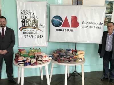 Leia a noticia completa sobre OAB/JF faz doação de alimento para ajudar Abrigo Santa Helena